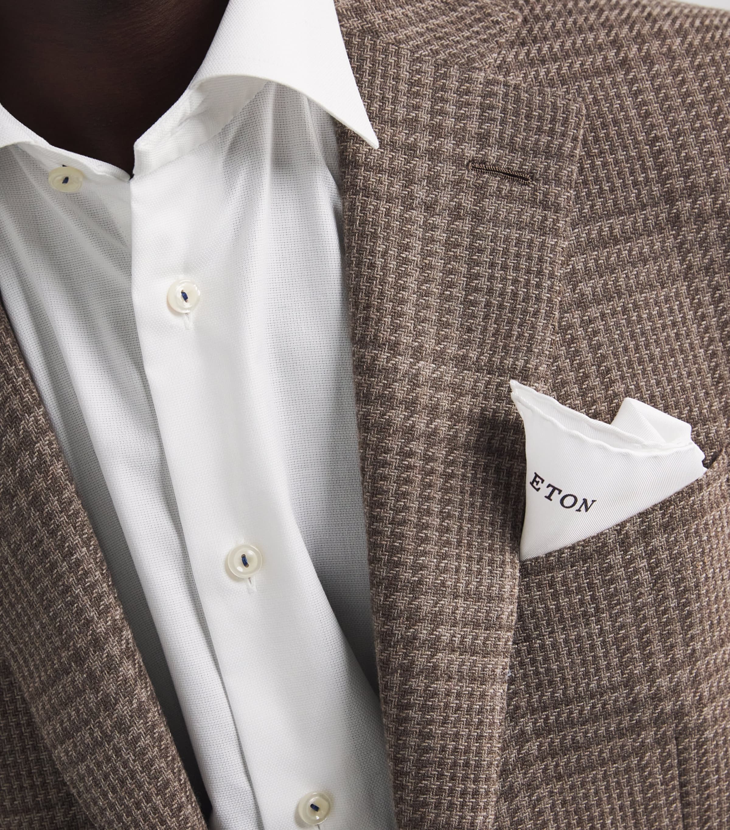 Eton silk pocket square - British product