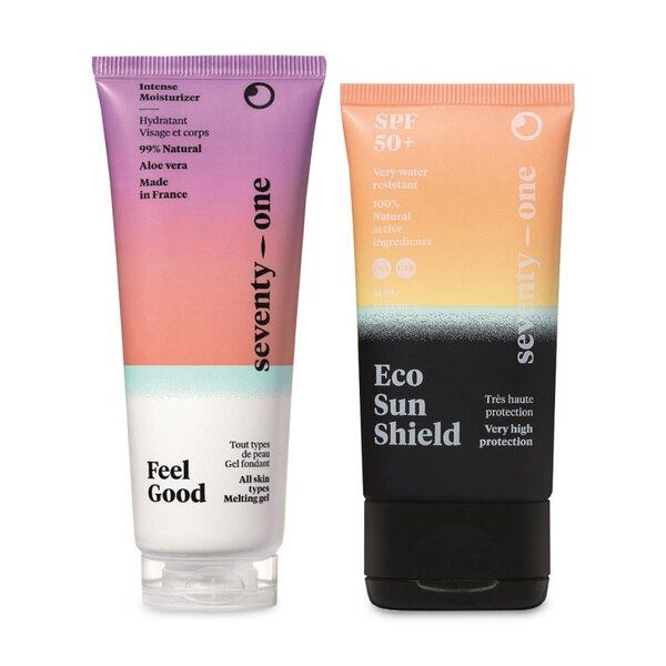 Seventy-One Percent Feel Good Gel 75ml & Eco Sun Shield 50ml