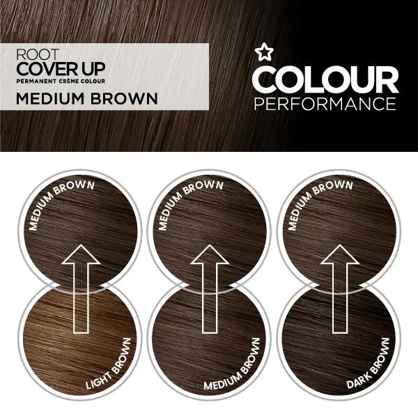 Superdrug Root Cover Up Medium Brown 5.0 - British product