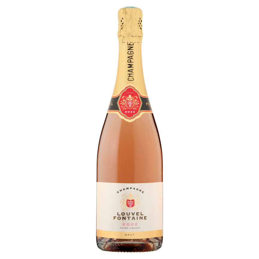 Louvel Fontaine Champagne Rosé Brut 75cl GOODS ASDA   