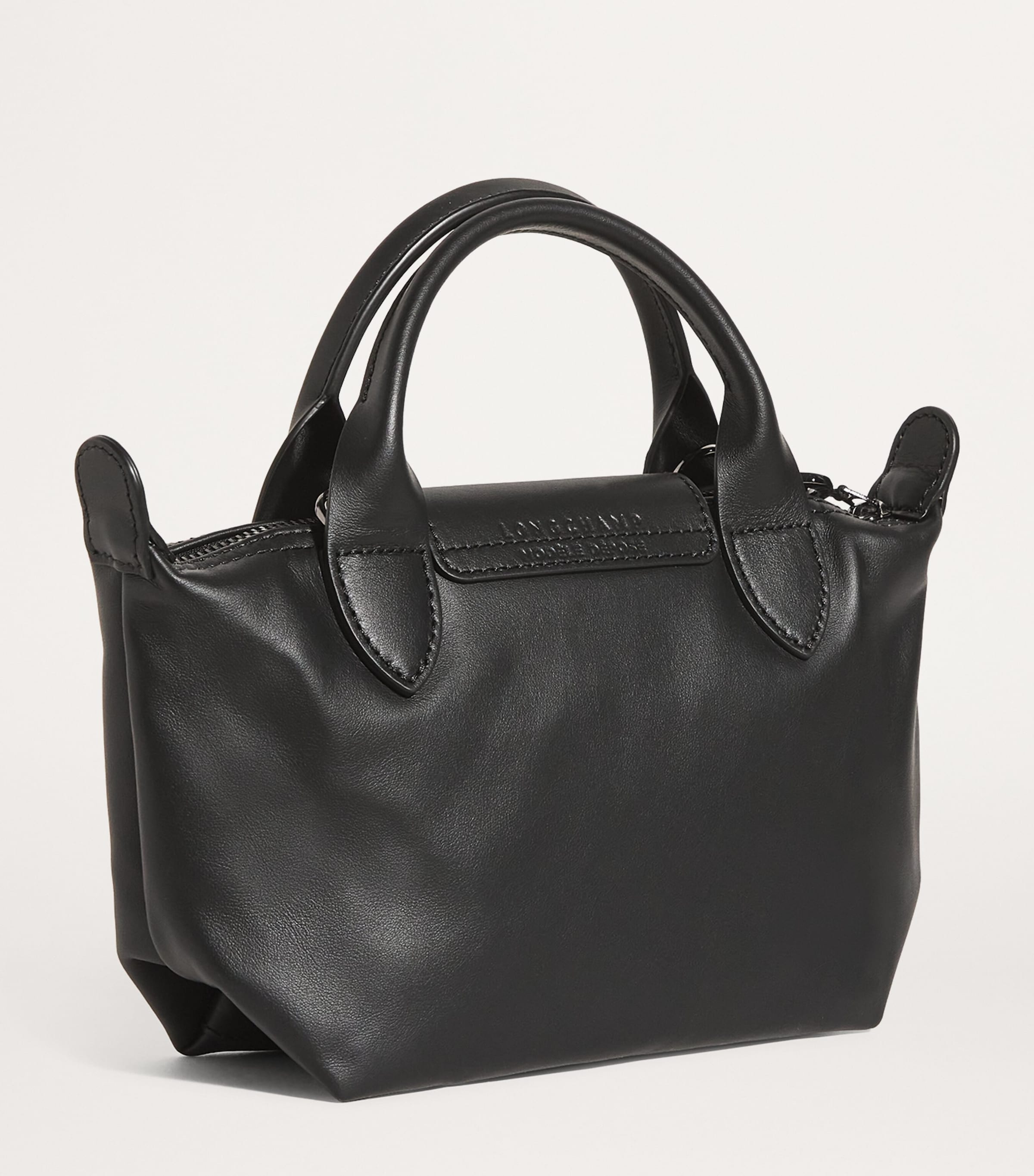 Longchamp Extra-Small Le Pliage Xtra Leather Handbag, imported from the UK