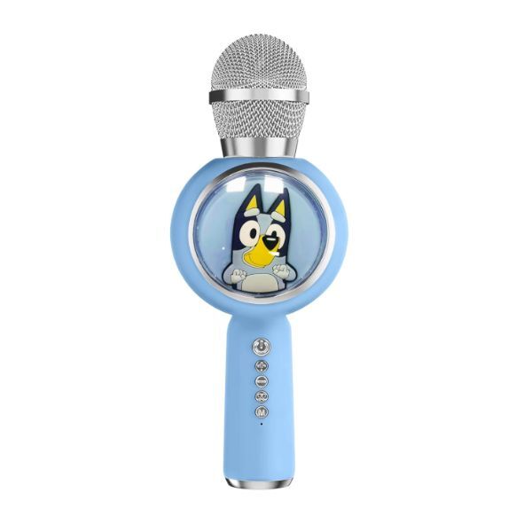 OTL Bluey wired headphones and karaoke microphone bundle, imported from the UK