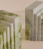 Soho Home Lola marble bookends pair 14cm, UK version