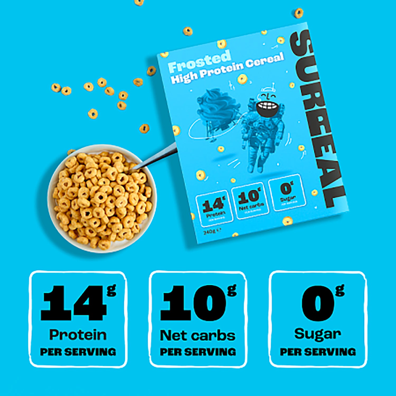 Surreal Frosted Cereal 240g (British brand)