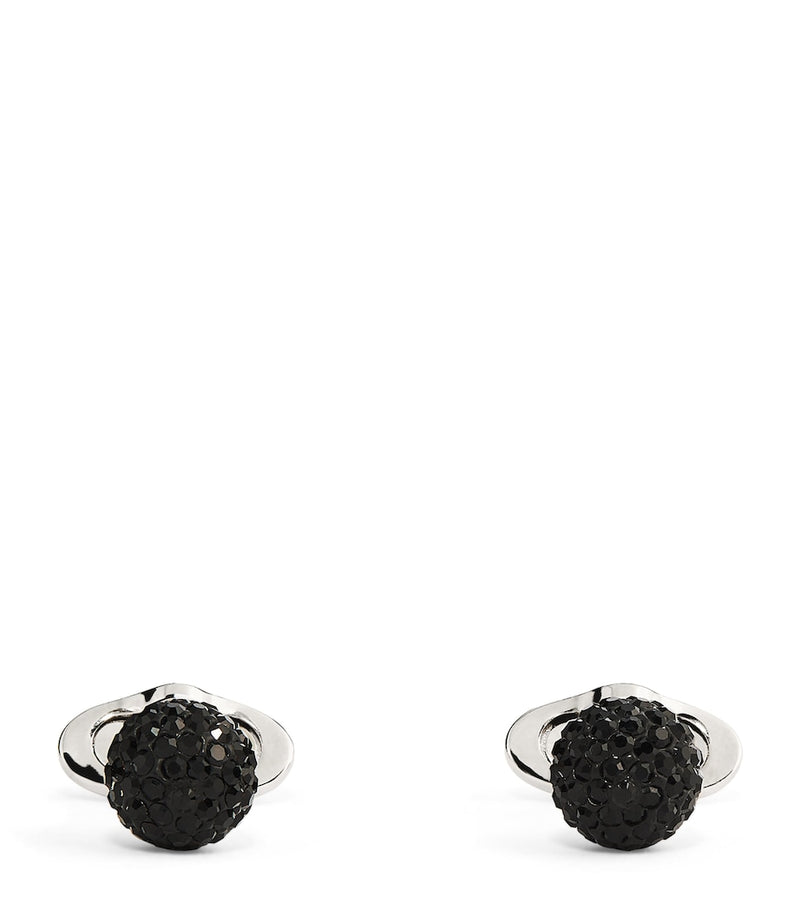 Giorgio Armani sterling silver embellished cufflinks, imported from the UK