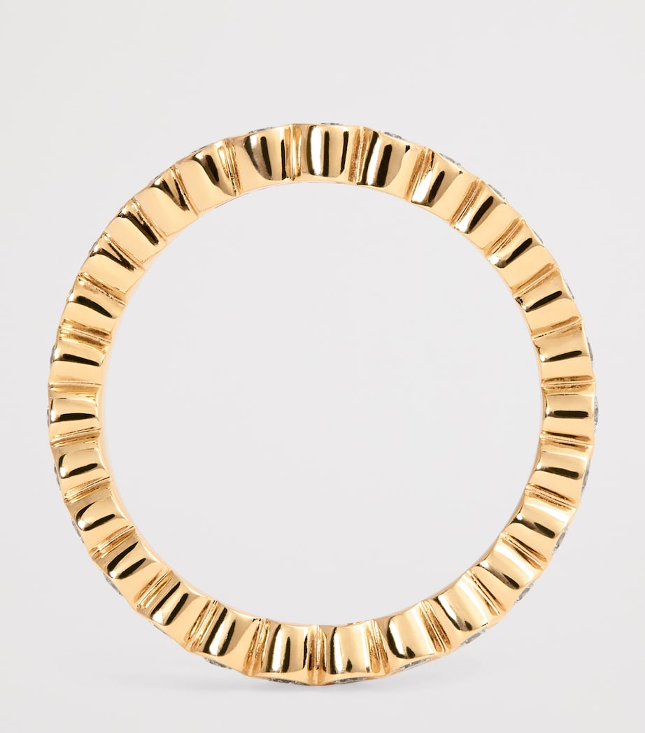 Sophie Bille Brahe Courant Sky ring yellow gold diamond, imported from the UK