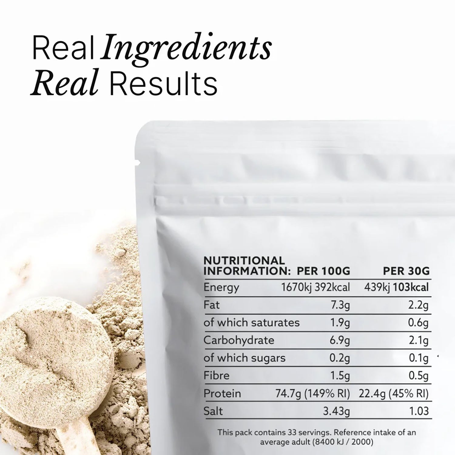 EXALT Madagascan Vanilla vegan protein powder - British product