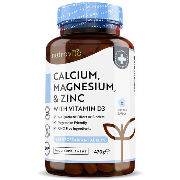 Nutravita Calcium Magnesium Zinc & Vit D3 - 365 Veggie Tabs GOODS Superdrug   