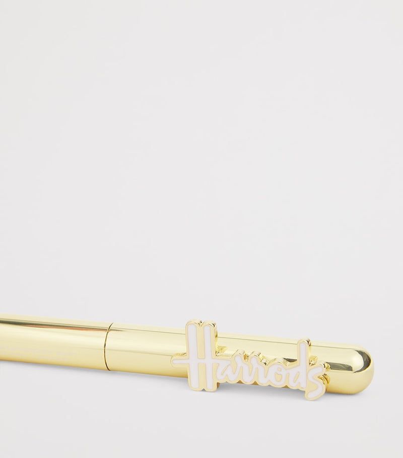 Harrods Logo Topper ballpoint pen with twist mechanism (British brand)