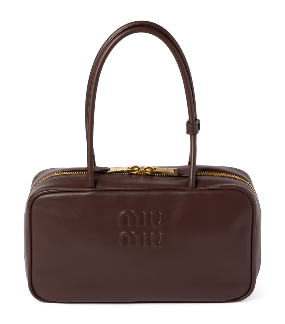 Miu Miu Beau top-handle bag in calf leather, imported from the UK