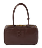 Miu Miu Beau top-handle bag in calf leather, imported from the UK