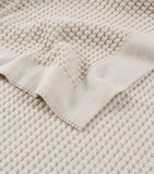 Hamam cotton knitted throw Dione 130x180cm - British product