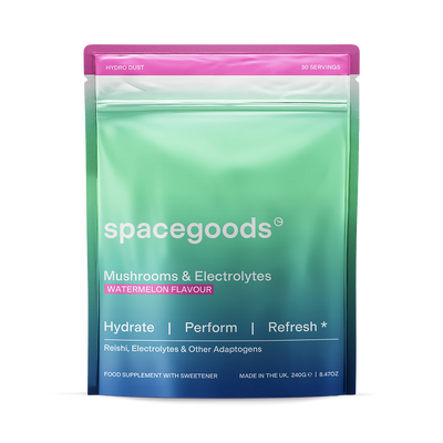 Holland & Barrett Spacegoods Hydro Dust Watermelon Flavour Electrolyte Hydration Powder 174g- Buy online at McGrocer