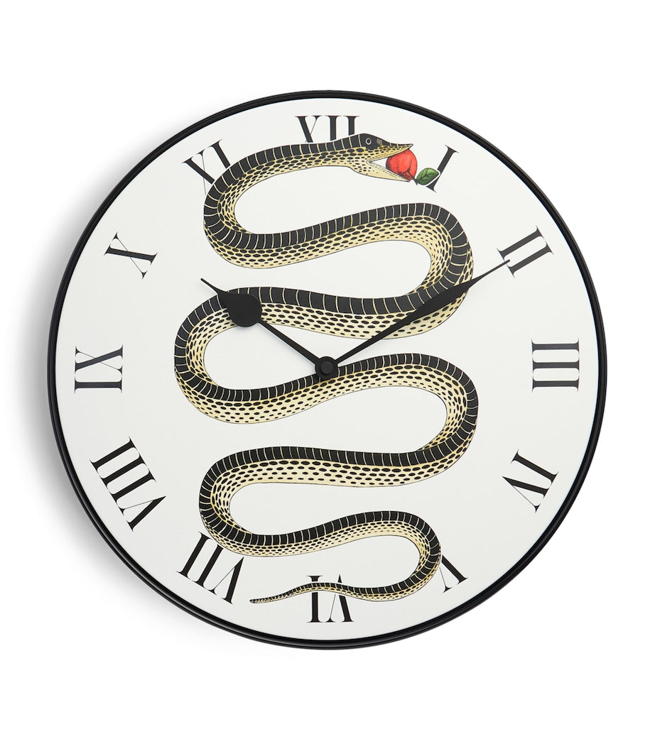 Fornasetti Peccato Originale wall clock 36.5cm, imported from the UK