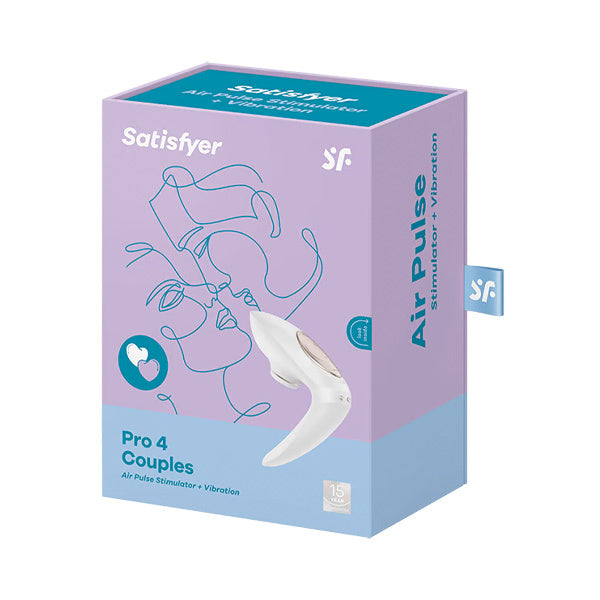 Satisfyer Pro 4 Couples vibrator and massager, UK version