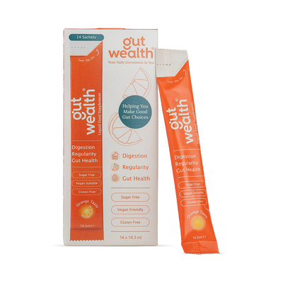 Holland & Barrett Gut Wealth Liquid Sachets Postbiotic Food Supplement 14 Sachets- Buy online at McGrocer