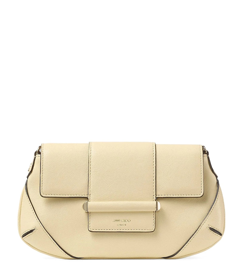 Jimmy Choo Bar Mini Chain Wallet in smooth biker leather, UK version