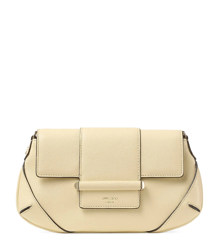 Jimmy Choo Bar Mini Chain Wallet in smooth biker leather, UK version