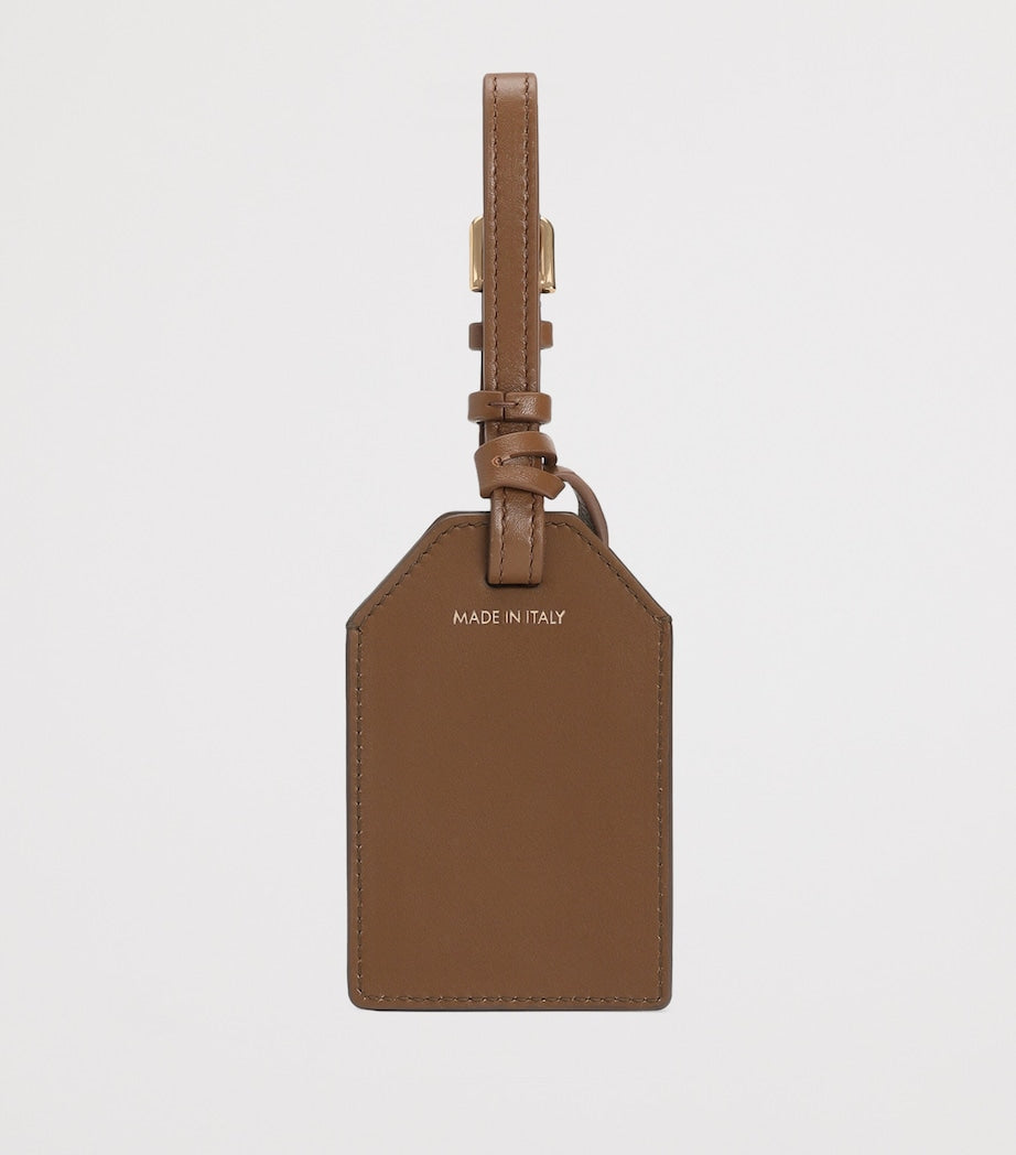Dolce&Gabbana Leather Logo keychain, imported from the UK