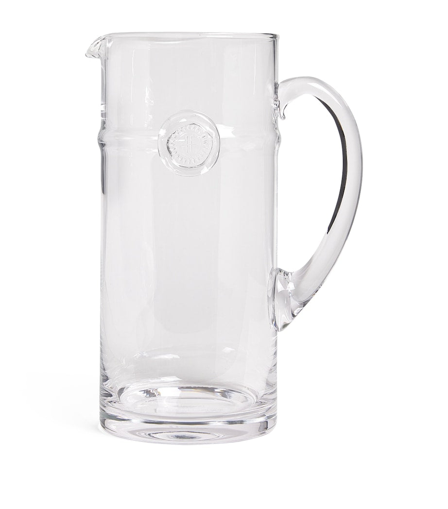 Harrods Glass Emblem Jug, UK version