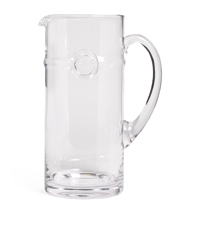 Harrods Glass Emblem Jug, UK version