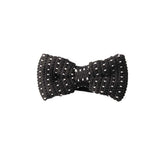 SVNX bow tie black white crochet, imported from the UK