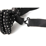 SVNX bow tie black white crochet, imported from the UK