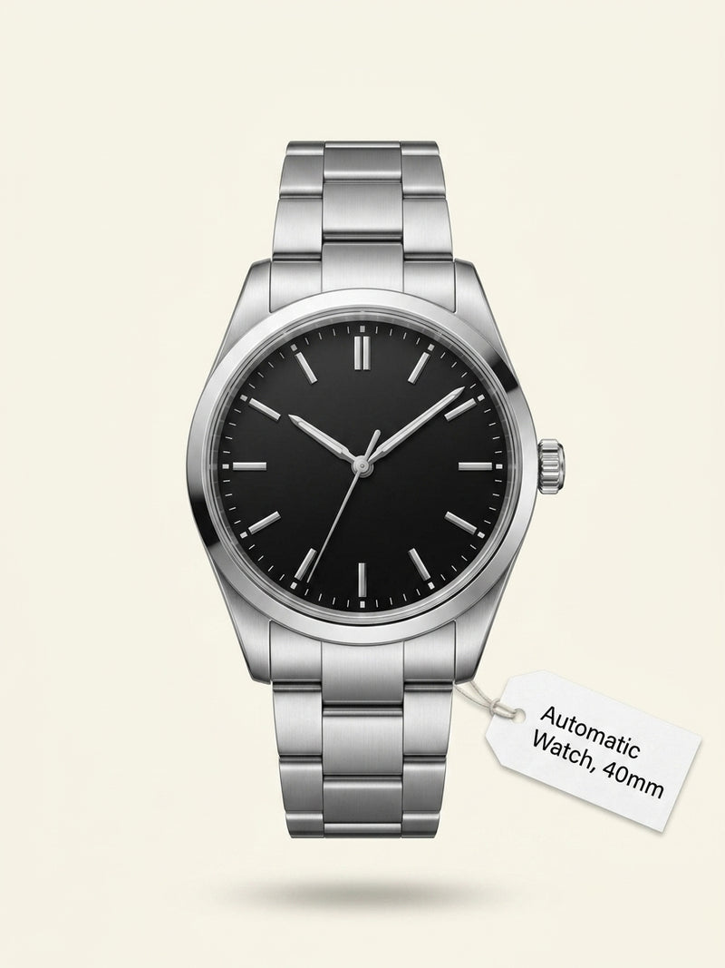 Cartier Santos-Dumont medium stainless-steel automatic watch, imported from the UK