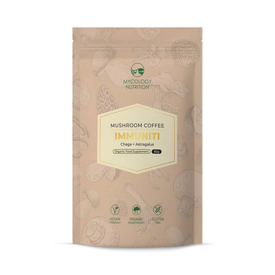 Holland & Barrett Mycology Nutrition Immunity Coffee with Chaga and Astragalus Root 60g- Buy online at McGrocer
