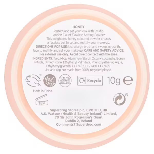Studio London Setting Powder Warm Honey (British brand)