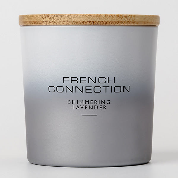 French Connection candle Ombre Shimmering Lavender 322g, imported from the UK
