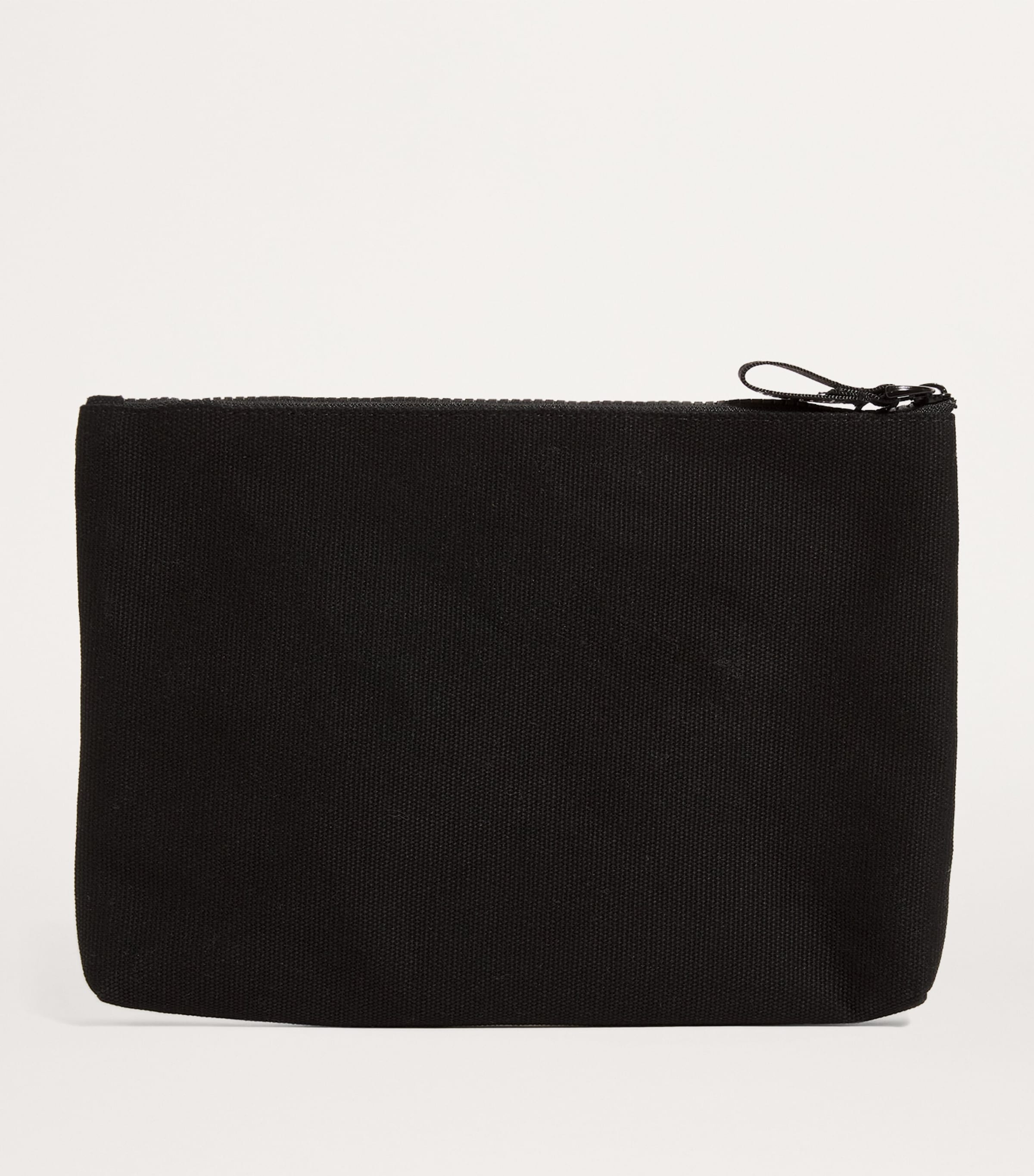 Harrods Medium Cotton Logo Pouch, UK version