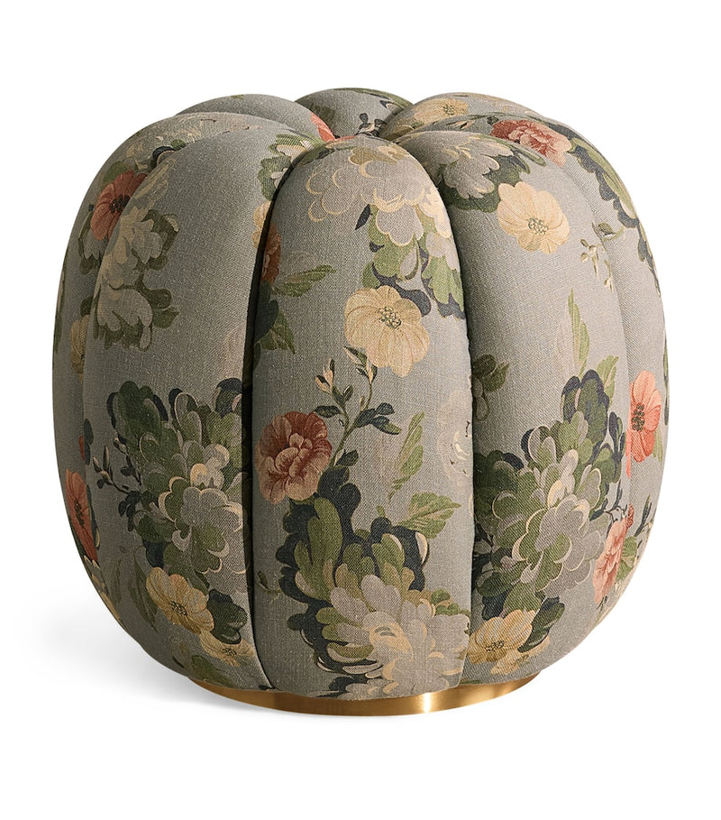 Tabouret de pied Sofia en lin Soho Home - Produit britannique