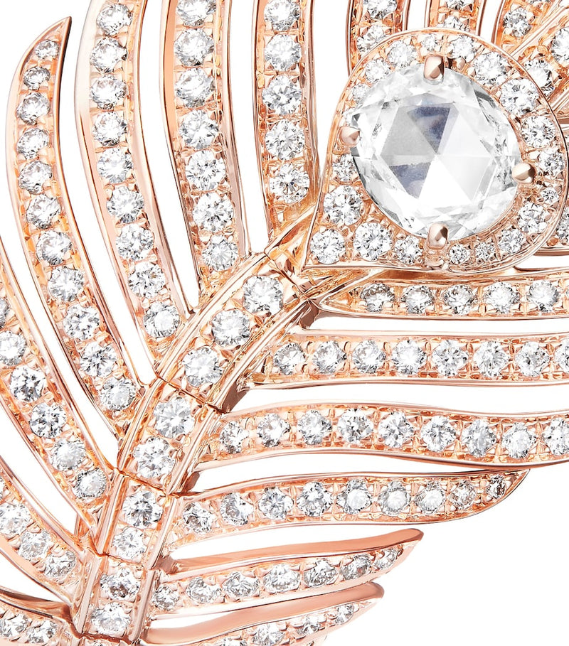 Boucheron Plume de Paon diamond ring - British product