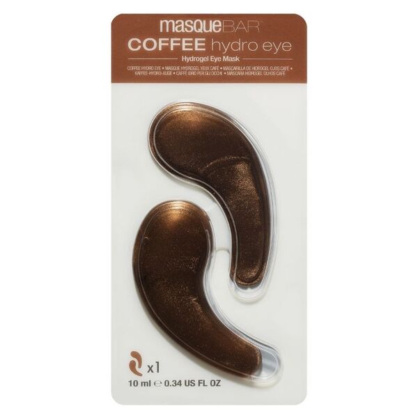 Masque Bar hydro coffee eye mask pair, imported from the UK