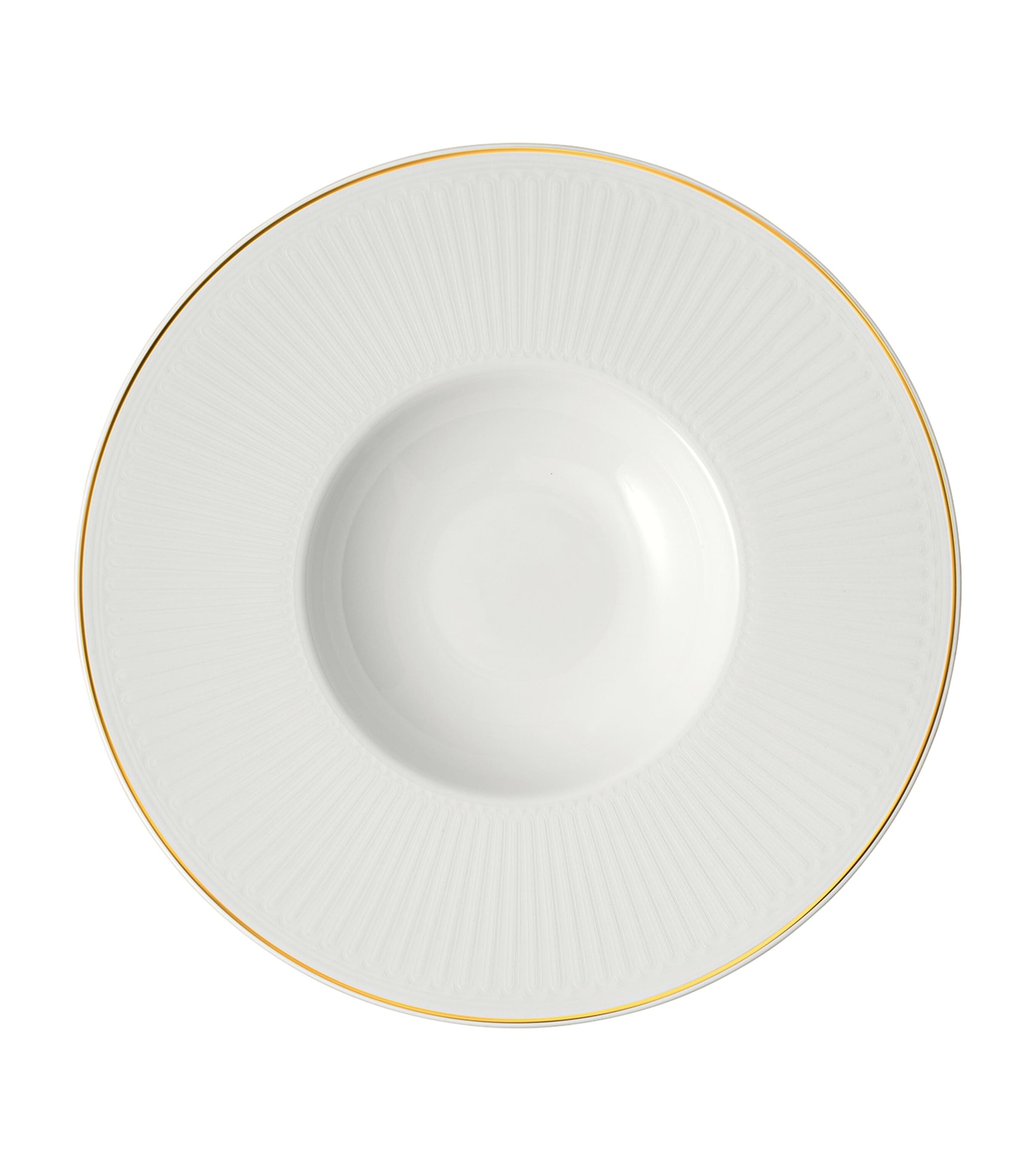 Villeroy & Boch deep porcelain plate with minimalist design, 29cm (British brand)