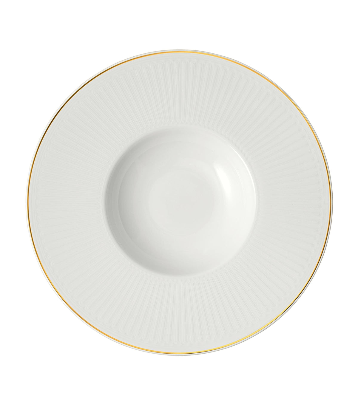 Villeroy & Boch deep porcelain plate with minimalist design, 29cm (British brand)