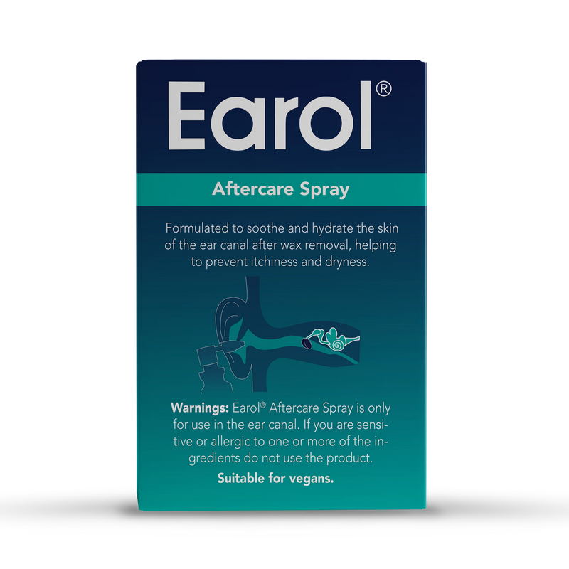 Earol after care oil spray 10ml, imported from the UK