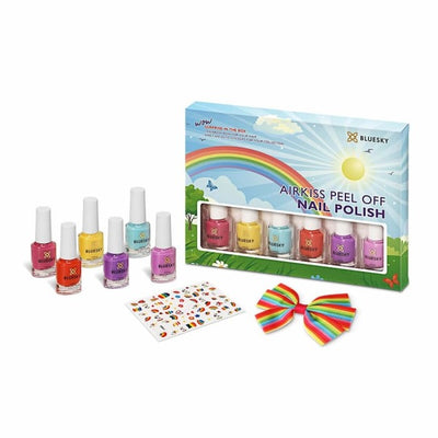 Superdrug Bluesky Kids Airkiss Set 6 Colour Peel Off Nail Polishes- Buy online at McGrocer