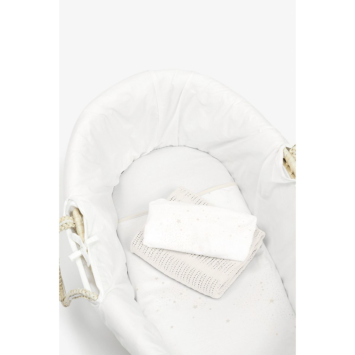 Mothercare Moses Basket Bedding Starter Set - Cream GOODS Boots   