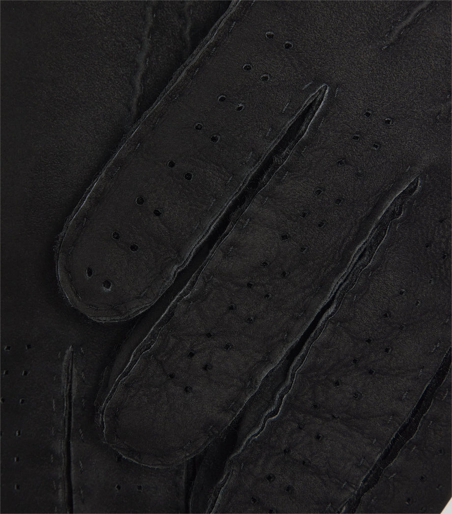 Giorgio Armani shearling leather gloves with lambskin accents - British product