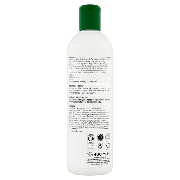 Superdrug Extracts Avocado & Manuka Honey Conditioner 400ml