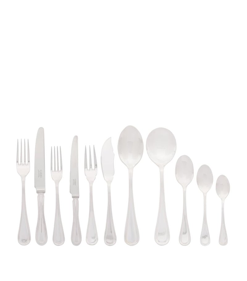 Carrs Silver English Thread silver-plated 44-piece cutlery set - British product