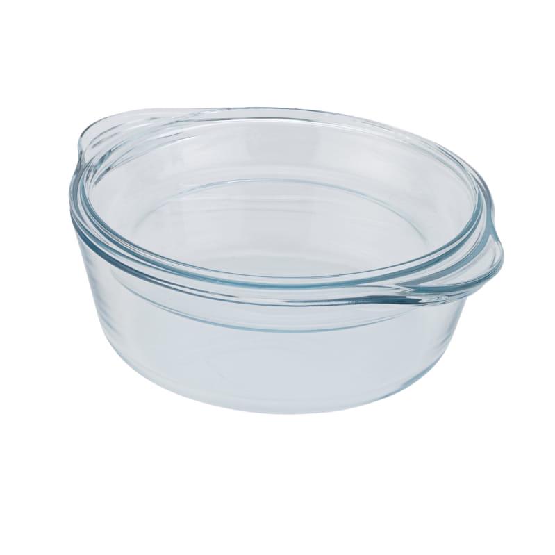 Sainsbury's Home Glass Casserole Lidded Dish 2L bakeware Sainsburys   