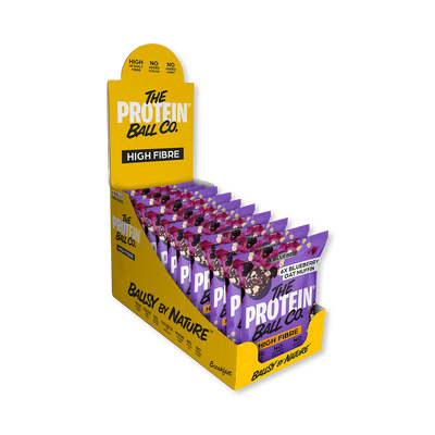 Holland & Barrett Ballsy Blueberry Oat Muffin High Fibre Snack Balls 45g (Case of 10)- Buy online at McGrocer