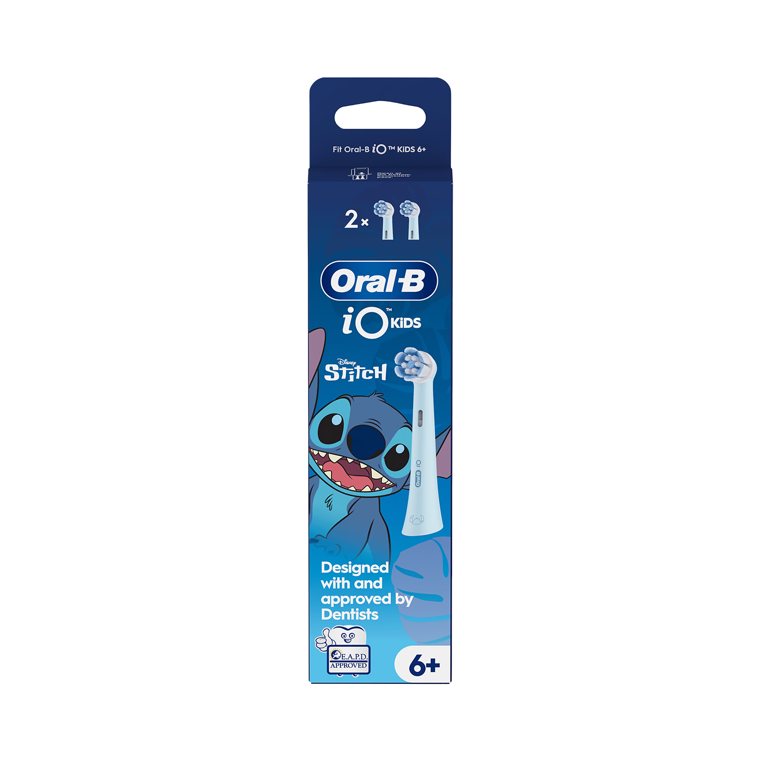 Oral-B iO Kids Stitch toothbrush head 2 pack - British product