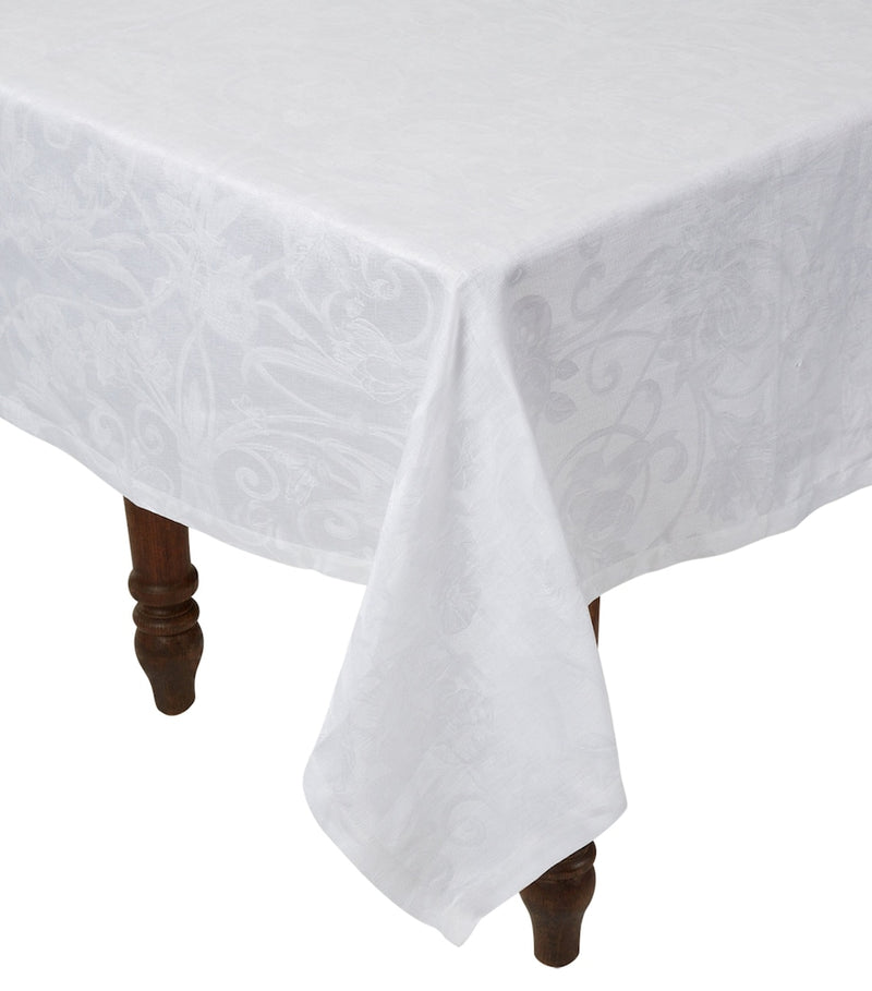 Le Jacquard Français Tivoli Damask tablecloth 175cm x 320cm, UK version