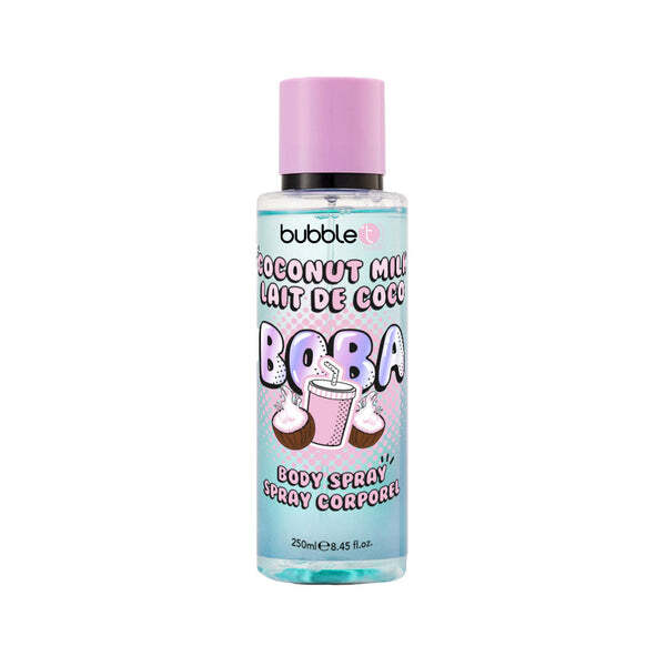 Bubble T Cosmetics Coconut Boba body spray 250ml, UK version