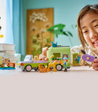 Lego Friends Horse & Baby Foal Trailer toy set, UK version