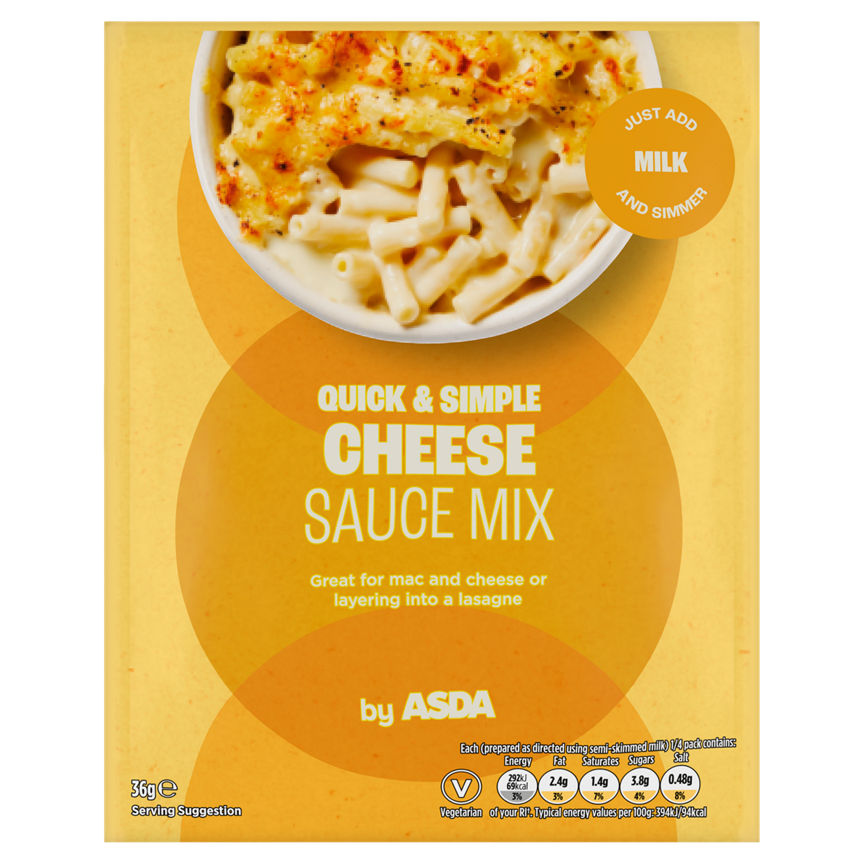 ASDA Cheese Sauce Mix 36g GOODS ASDA   